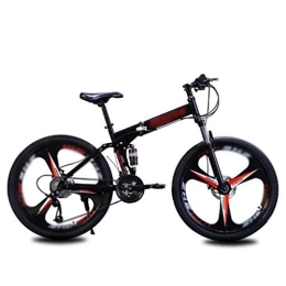 ZXC Bicicletas de montaña plegables Cuadro de bicicleta de montaña con amortiguación de golpes de bicicleta plegable de 26 pulgadas para un uso estable y cómodo cuadro plegable de montaña para hombres y mujeres de varias velocidades