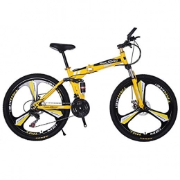 Dapang Bicicletas de montaña plegables Dapang Bicicleta de montaña de 26"- Cuadro de Aluminio de 17" con Frenos de Disco - Selección, 2, 24speed