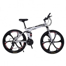 Dapang Bicicletas de montaña plegables Dapang Bicicleta de montaña de 26"- Cuadro de Aluminio de 17" con Frenos de Disco - Selección, 8, 24speed