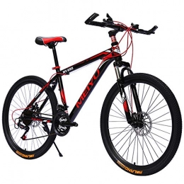 FXMJ Bicicletas de montaña plegables FXMJ Bicicleta de montaña de 26 Pulgadas Bicicleta de Freno de Doble Disco de 21 velocidades para Bicicleta de Carretera de Velocidad Variable para Estudiantes Masculinos y Femeninos, Rojo