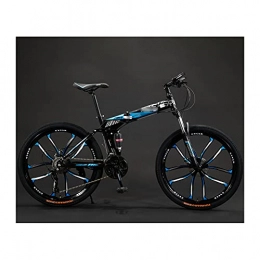 GWL Bicicletas de montaña plegables GWL Bicicleta Plegable para Adultos, 24 26 Pulgadas Adecuada, Bicicleta de montaña prémium para niños, niñas, Hombres y Mujeres / Blue / 26inch