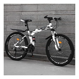GWL Bicicletas de montaña plegables GWL Bicicleta Plegable para Adultos, 24 26 Pulgadas Bike Sport Adventure - Bicicleta para Joven, Mujer Mountain Bike, 21 velocidades / A21speed / 26inch