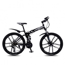 HSART 26" Bicicleta de Ciudad Montaa 21 Velocidades Acero Alto Carbono Bicicleta Todoterreno para Adultos Hombres Mujeres Ciclismo Al Aire Libre (Plegado Rpido de 8 Segundos)