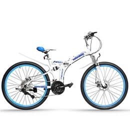 LNX Bicicleta LNX Bicicleta de montaña (21 / 24 / 37 velocidades) Acero de Alto Carbono - Unisex - Freno de Doble Disco Velocidad Variable - MTB para jóvenes Estudiantes (24 Pulgadas)