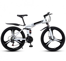 YJXD Bicicleta Montaa Bicicleta plegable resistente a los golpes de bicicletas de 26 pulgadas de velocidad variable bicicleta Estudiante de educacin conveniente for el trabajo, la escuela, al aire libre equitacin
