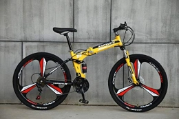  Bicicletas de montaña plegables Novokart-Plegable Deportes / Bicicleta de montaña 26 Pulgadas 3 Cortador, Amarillo