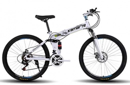 GLSF Bicicletas de montaña plegables Plegables Bicicletas BMX Crucero De Carretera Montaa Hbridas Autoequilibriopaseo Deporte 24 / 26 Pulgadas Adecuado para Altura 145-185 Cm (24 Inches / 24 Speed, A)