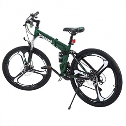 Samger Samger Bicicletas de montaña plegables Samger Bicicleta de 26 Pulgadas 21 Velocidades MTB Bicicleta de Montaña para Niñas y Niños