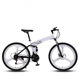 XIAOHUA Bicicleta XIAOHUA-UK Bicicletas de carretera for hombres y mujeres, carreras de bicicleta de carretera, bicicleta plegable de montaña, rueda de tres ruedas, 26 pulgadas, velocidad variable, absorción de doble c