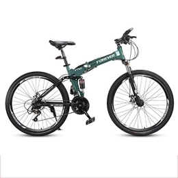 YANGSANJIN Bicicletas de montaña plegables YANGSANJIN Bicicleta portátil de 26"Bicicleta de montaña Bicicleta Plegable de Acero de Alto Carbono Ligera