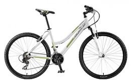 Agece Bicicletas de montaña Agece Sierra Bicicleta, Mujer, Blanco / Verde, 17"