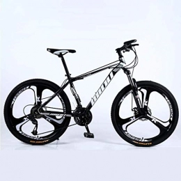 Alqn Bicicleta Alqn Bicicleta de montaña para adultos, bicicleta de moto de nieve en la playa, bicicletas con doble freno de disco, ruedas de aleacin de aluminio de 26 pulgadas, hombre mujer uso general, B, 24 veloc