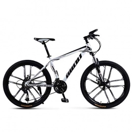 Alqn Bicicleta Alqn Bicicleta de montaña para adultos de 26 pulgadas, bicicleta de moto de nieve en la playa, bicicletas de doble freno de disco, ruedas de aleacin de aluminio de 26 pulgadas, A, 30 velocidades