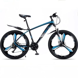 ASUMUI Bicicletas de montaña ASUMUI Bicicleta Ligera de aleación de Aluminio de 26 Pulgadas para Estudiantes, Coche de Carreras Todoterreno con absorción de Impactos de Velocidad Variable, para Nieve en la Playa (Blue)