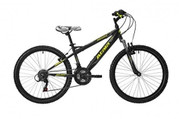 Atala Bicicleta Atala Invader - Bicicleta de montaña para niño, rueda de 24 pulgadas, 18 V, color negro / amarillo 2019