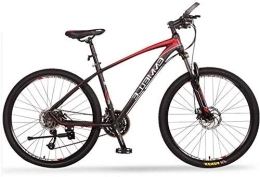 AYHa Bicicletas de montaña AYHa 27 velocidad bicicletas de montaña, 27.5 pulgadas de Big neumáticos de montaña bicicleta de pista, de doble suspensión de la bici de montaña, marco de aluminio, Womens Hombres de bicicletas, rojo