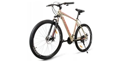 Desconocido Bicicleta BDW - Bicicleta de montaña Shimano de 21 marchas, freno de disco de aluminio, neumáticos de 29 pulgadas, 19 marcos, color gris