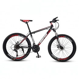 XIAXIAa Bicicleta Bicicleta, Bicicleta de montaña con 27 velocidades | Bicicleta todoterreno, con asiento ajustable y cuadro de acero con alto contenido de carbono, para adultos y adolescentes, fácil de instalar