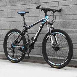 ZXCVB Bicicletas de montaña Bicicleta Bicicletas De Montaña Rígidas Para Adultos, Bicicleta Unisex De Velocidad Variable Para Estudiantes, MTB De Acero Con Alto Contenido De Carbono De 24 Pulgadas, Adecuada Para Adultos Con 1