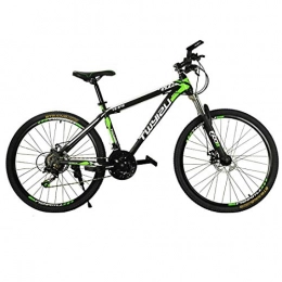 MYMGG Bicicletas de montaña Bicicleta De Montaa Bicicleta Completa MTB De 27 Velocidades Y 26 Pulgadas De Rueda Rgida, Green