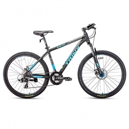 GXQZCL-1 Bicicleta Bicicleta de Montaa, BTT, Bicicleta de montaña, de 26 pulgadas de ruedas, bicicletas marco de aluminio de aleacin, doble freno de disco delantero y Tenedor, 24 de velocidad MTB Bike ( Color : Blue )