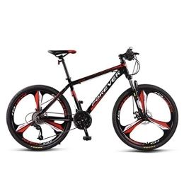 LADDER Bicicletas de montaña Bicicleta de Montaña, Bicicleta de montaña, bicicletas marco de aluminio de aleación, doble freno de disco delantero y de bloqueo Tenedor, de 26 pulgadas de ruedas, velocidad 27 ( Color : Black )