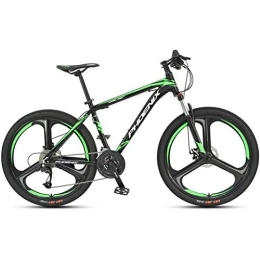 Dsrgwe Bicicletas de montaña Bicicleta de Montaña, Bicicleta de montaña, marco de aluminio de aleación de bicicletas de montaña, doble disco de freno y suspensión delantera, de 26 pulgadas de ruedas, velocidad 27 ( Color : A )