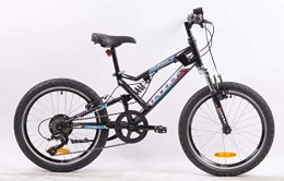 VTT Bicicleta Bicicleta de montaña de 20 pulgadas, con cambio de marchas y rueda libre Shimano Llantas de doble pared