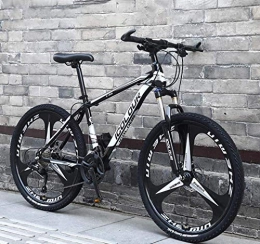 Bicicleta de Montaña de 26"24 velocidades para Adultos, Marco de suspensión Completa de Aluminio Ligero, Horquilla de suspensión, Freno de Disco