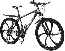 xiaoxiao666 Bicicleta Bicicleta de montaña de 26 pulgadas de acero rico en carbono, totalmente adecuada con freno de disco de 160 cm-180 cm, bicicleta delantera y trasera de suspensión completa para niños y hombres con