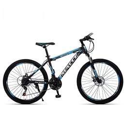 KOSFA  Bicicleta de montaña de 26 pulgadas para mujeres / hombres, ligera, 21 / 24 / 27 velocidades, bicicletas MTB para adultos, marco de acero al carbono, suspensión delantera, N, 24 speed