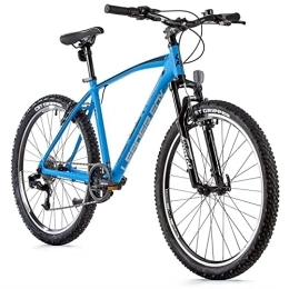 Leader Fox  Bicicleta de montaña Leader Fox MXC Gent S-Ride de 26 pulgadas, 8 velocidades, color azul mate, altura de 46 cm