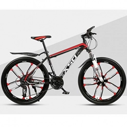 WYLZLIY-Home Bicicletas de montaña Bicicleta de montaña Mountainbike Bicicleta 26 pulgadas de bicicletas de montaña de 21 / 24 / 27 / 30 plazos de envío marco ligero de aleación de aluminio Integral suspensión de la rueda completa del freno