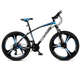 WYLZLIY-Home Bicicletas de montaña Bicicleta de montaña Mountainbike Bicicleta Bicicleta de montaña, bicicletas de montaña suspensión delantera, de doble freno de disco delantero y suspensión, chasis de acero al carbono, de 26 pulgadas