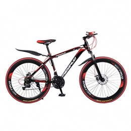 WYLZLIY-Home Bicicletas de montaña Bicicleta de montaña Mountainbike Bicicleta Bicicleta de montaña, de 26 pulgadas de ruedas, marco de aluminio de aleación de bicicletas de montaña, doble freno de disco delantero y Tenedor Bicicleta D