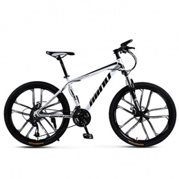 WYLZLIY-Home Bicicletas de montaña Bicicleta de montaña Mountainbike Bicicleta Bicicleta de montaña, marco de acero al carbono bicicletas hardtail, doble disco de freno y suspensión delantera, la rueda de 26 pulgadas Bicicleta De Monta