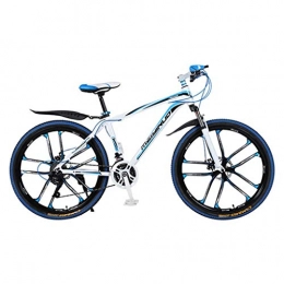 WYLZLIY-Home Bicicleta Bicicleta de montaña Mountainbike Bicicleta Bicicleta del unisex de montaña, bicicletas de aluminio ligero de aleación, doble disco de freno y suspensión delantera, la rueda de 26 pulgadas Bicicleta D