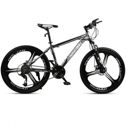 WYLZLIY-Home Bicicleta Bicicleta de montaña Mountainbike Bicicleta De 26 pulgadas de bicicletas de montaña, bicicletas de carbono marco de acero duro-cola, doble disco de freno y suspensión delantera, de 21 velocidades, 24