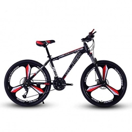 WYLZLIY-Home Bicicletas de montaña Bicicleta de montaña Mountainbike Bicicleta De 26 pulgadas de bicicletas de montaña, bicicletas de montaña de acero suspensión delantera, de doble freno de disco y suspensión delantera, la rueda del m