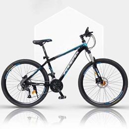 ZRN Bicicleta Bicicleta de montaña para adultos, ruedas de 26 / 27 pulgadas, bicicleta de montaña de acero al carbono Shimanos Bicicleta de 27 velocidades con suspensión total Engranajes de MTB Frenos de disco dobl