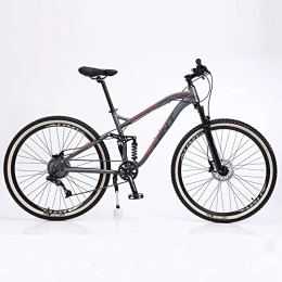 ITOSUI Bicicleta Bicicleta de montaña para adultos, ruedas de 27, 5 pulgadas, bicicleta de montaña, bicicletas de acero con alto contenido de carbono, bicicleta de 9 / 10 / 11 / 12 velocidades, suspensión completa MTB ​