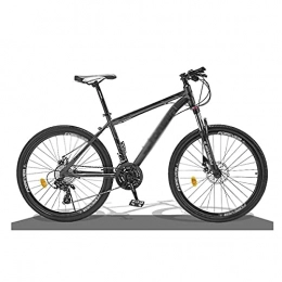 FBDGNG Bicicleta Bicicleta de montaña para adultos, ruedas de 27.5 pulgadas, para hombres, mujeres, adultos y adolescentes, 24 / 27 velocidades con frenos de disco, varios colores (tamaño: 21 velocidades, color: negro)