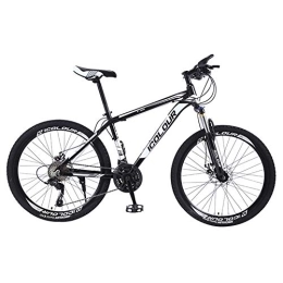 LNX Bicicleta Bicicleta de montaña para estudiantes - bicicleta de carretera de velocidad variable de acero con alto contenido de carbono - frenos de disco dual - 24 / 26 pulgadas (21 / 24 / 27 / 30 velocidades) unisex