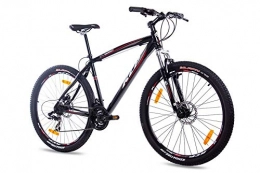 Bicicleta de montaña unisex KCP GARRIOT, 27,5 pulgadas, cambio Shimano con 21 velocidades, color negro, 53 cm