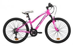 Atala Bicicleta Bicicleta para niña Atala Race Comp 24", de color rosa fucsia y antracita, apta para una altura de hasta 140 cm