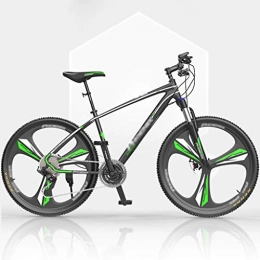 ZRN Bicicletas de montaña Bicicletas de montaña para hombre de 26 / 27 pulgadas, bicicleta de montaña rígida de acero con alto contenido de carbono, bicicleta de montaña con asiento ajustable de suspensión delantera, 27 veloci