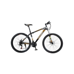  Bicicletas de montaña Bicycles for Adults 21-Speed Adult Student Riding Light Scooter Shock-Absorbing Double Disc Brake Mountain Bike (Color : Orange)