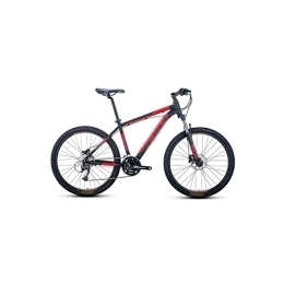  Bicicletas de montaña Bicycles for Adults 27-Speed Outdoor Mountain Bike Adult Sports Bicycle Hydraulic Disc Brakes Men and Women Cool Bicycle Outdoor Leisure Sports Cycl (Color : Red, Size : 27_26*19(175-185CM)