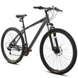   Bicycles for Adults Aluminum Alloy Mountain Bike for Woman Men AdultMulticolor Front and Rear Disc Brakes Shockproof Fork (Color : Gray)