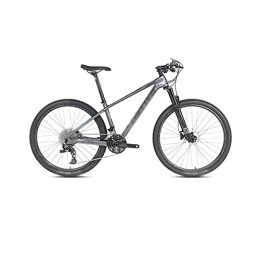   Bicycles for Adults Bicycle, 27.5 / 29 Inch Carbon Mountain Bike Bicycle Remote Lockout Air Fork (Color : Gray, Size : 27.5x15)